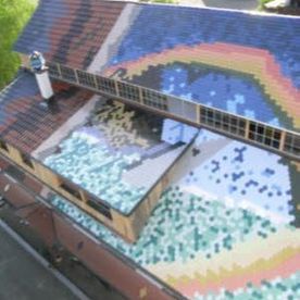 buntes Dach