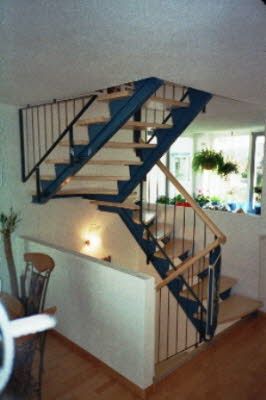 seitliche Ansicht Treppe
