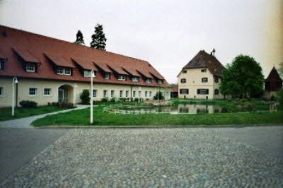 Blick auf den Hof
