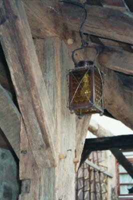 Lampe am Vordach