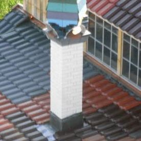 Schornstein bunt