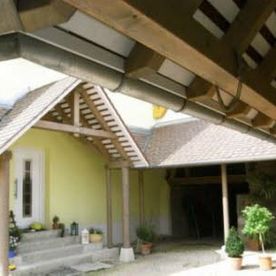 Nahaufnahme im Innenhof